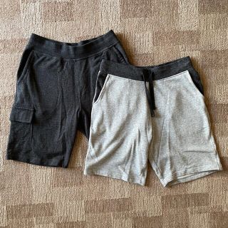 ジーユー(GU)のGU スウェットハーフパンツ2枚セット　Mサイズ(ショートパンツ)