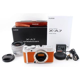 フジフイルム(富士フイルム)の【美品】富士フィルム FUJIFILM X-A7 15-45mm レンズキット(ミラーレス一眼)