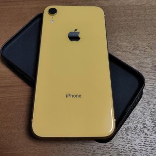 アップル(Apple)の本日限り❗️iphone xr SIMフリーイエロー128GB 美品(スマートフォン本体)