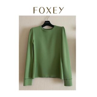 フォクシー(FOXEY)の4/27迄　定価48,600円　FOXEY Simple Long Sleeve(カットソー(長袖/七分))