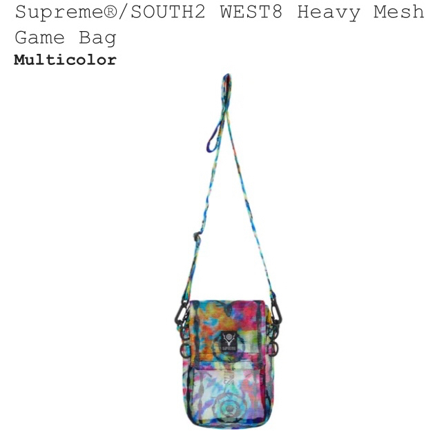 Supreme SOUTH2 WEST8 Heavy Mesh Game Bag