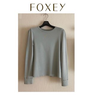 フォクシー(FOXEY)の4/27迄　定価48,600円　FOXEY Simple Long Sleeve(カットソー(長袖/七分))