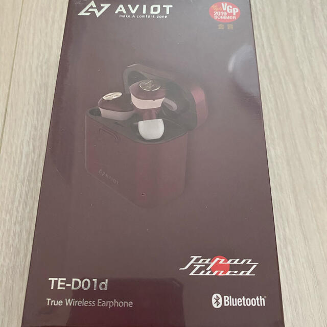 【新品】AVIOTトゥルーワイヤレスイヤホン　TE-D01d-DR