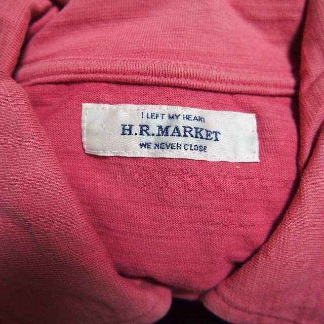 良品!ハリウッドランチマーケット　ラクダ刺繍　ポロシャツ　ピンク 3