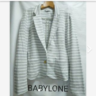 バビロン(BABYLONE)のBABYLONE　ジャケット　ボーダー　M　バビロン(テーラードジャケット)