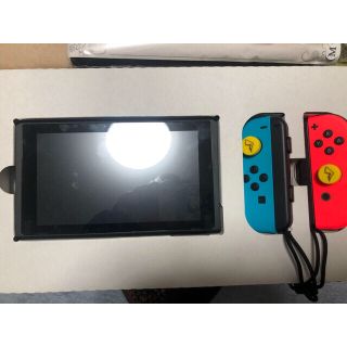 ニンテンドースイッチ(Nintendo Switch)のswitch本体　美品　ニンテンドースイッチ 本体 ネオンブルー/レッド (家庭用ゲーム機本体)