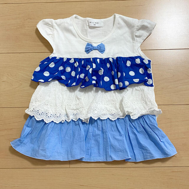 WILL MERY(ウィルメリー)の110cm カットソー キッズ/ベビー/マタニティのキッズ服女の子用(90cm~)(Tシャツ/カットソー)の商品写真