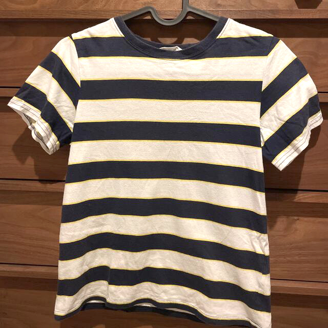 H&M(エイチアンドエム)のH&M  130〜140cm ボーダーTシャツ キッズ/ベビー/マタニティのキッズ服女の子用(90cm~)(Tシャツ/カットソー)の商品写真