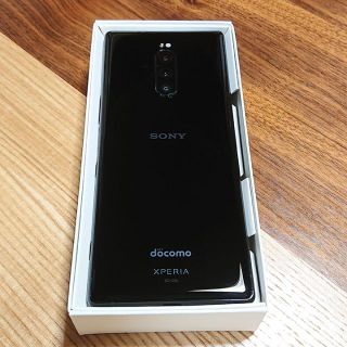 docomo Xperia 1 SO-03L 黒 未使用品セット