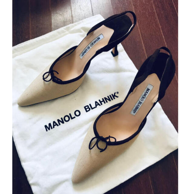 MANOLO BLAHNIK(マノロブラニク)のMANOLO BLAHNIKマノロブラニク37 レディースの靴/シューズ(ハイヒール/パンプス)の商品写真