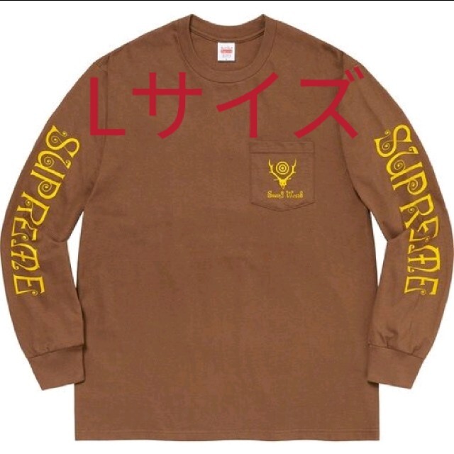 【L】Supreme SOUTH2 WEST8 L/S Pocket Teeのサムネイル