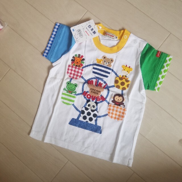 新品タグ付き　ミキハウス　Tシャツ　90