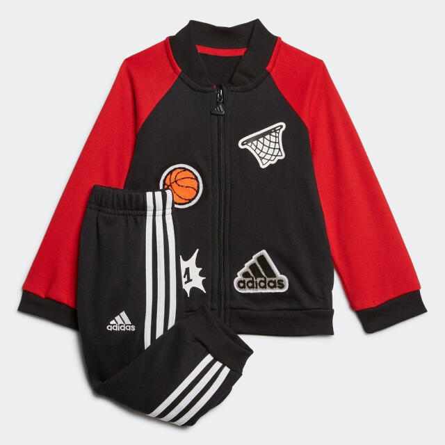 adidas(アディダス)のアディダス公式ウェアセットアップ  カレッジ トラックスーツ60cm 上下 キッズ/ベビー/マタニティのベビー服(~85cm)(その他)の商品写真