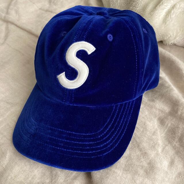 Supreme Velvet S Logo 6-panel Cap