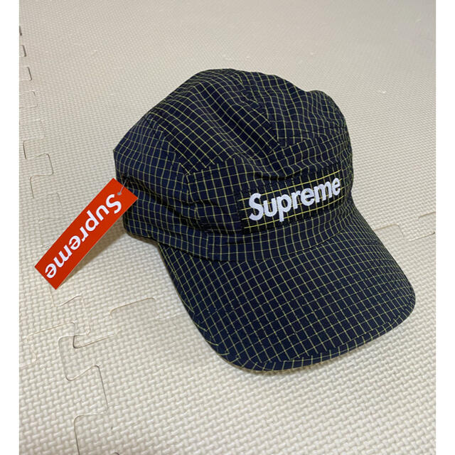 supreme 2-tone ripstop camp cap ブラック
