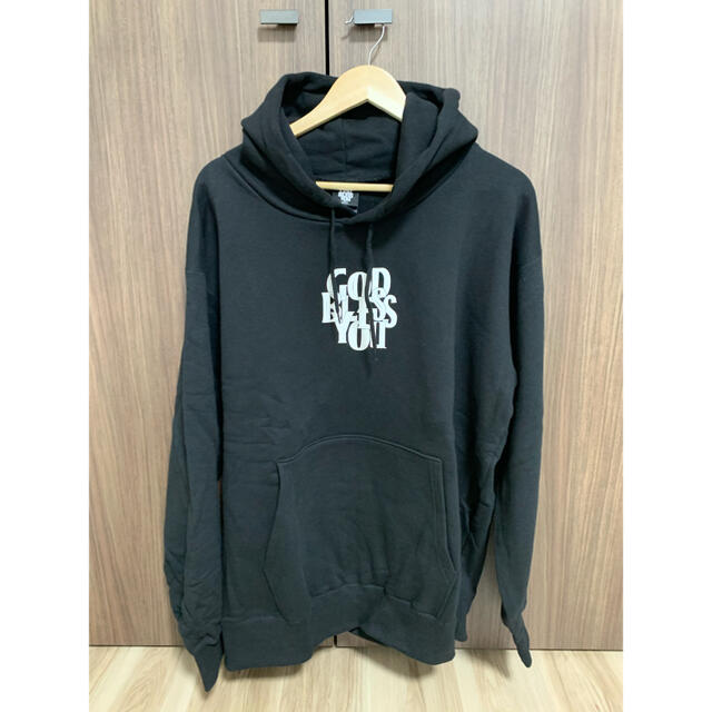 GOD BLESS YOU HOODIE EXAMPLE パーカー XL