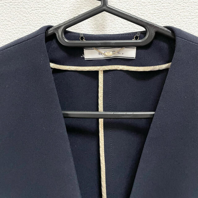 最終出品!値下げ ベイジ beige スーツ ネイビー 4