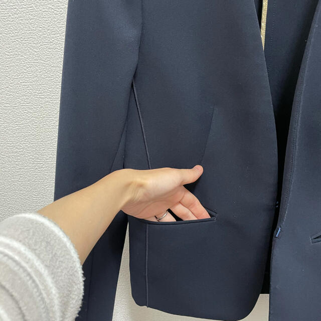 最終出品!値下げ ベイジ beige スーツ ネイビー 6