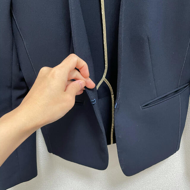 最終出品!値下げ ベイジ beige スーツ ネイビー 7