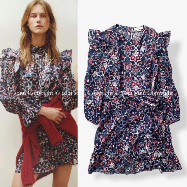 Isabel Marant - 2019SSイザベルマランエトワールTELICIAリネン花柄
