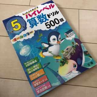 小学５年ハイレベル算数ドリル５００題 もっと上をめざす　オールカラー(語学/参考書)