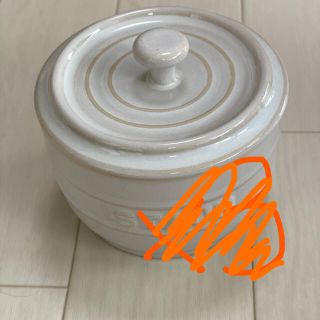 ストウブ(STAUB)のストウブ　ソルトストッカー　ヴィンテージホワイト　新品未使用(容器)