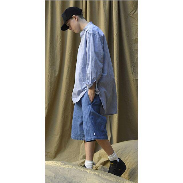 W)taps(ダブルタップス)の21SS　WTAPS　TUCK 01 / SHORTS / DENIM メンズのパンツ(ショートパンツ)の商品写真