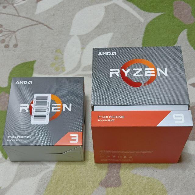 Ryzen 9 3900X Ryzen 3 3100 セット