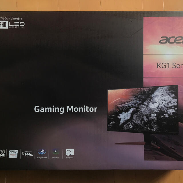 acerゲーミングモニター ACER KG271EBMIDPX - ディスプレイ