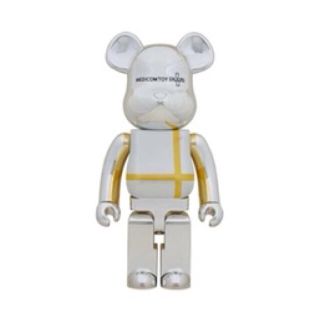 メディコムトイ(MEDICOM TOY)のBE@RBRICK MEDICOM TOY PLUS SILVER CHROME(フィギュア)