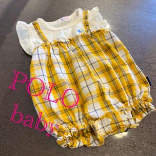 ポロラルフローレン(POLO RALPH LAUREN)のPOLObaby《ロンパース70㎝》(ロンパース)