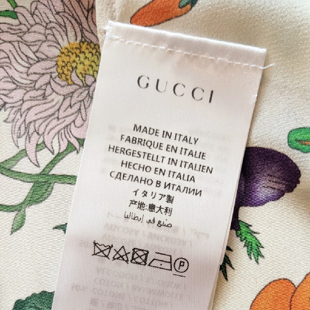 Gucci(グッチ)の美品◆グッチGUCCIフローラスネークプリントドレスワンピース 40 レディースのワンピース(ミニワンピース)の商品写真