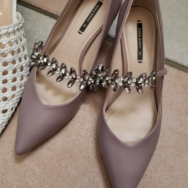 ZARA パンプス2足(ピンク系、ブルー系)