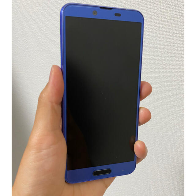 Android One(アンドロイドワン)の【美品】SIMフリー SHARP android one X4 オーシャンブルー スマホ/家電/カメラのスマートフォン/携帯電話(スマートフォン本体)の商品写真