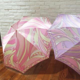 レディー(Rady)のリボンマーブル ピンク傘(傘)