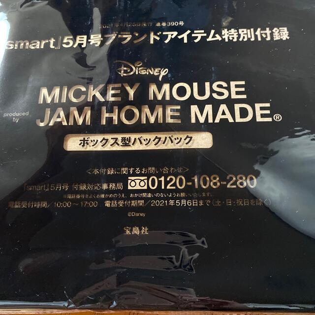 Disney(ディズニー)のスマート付録　ミッキーマウス　JAM HOME MADE ボックス型バックパック メンズのバッグ(バッグパック/リュック)の商品写真