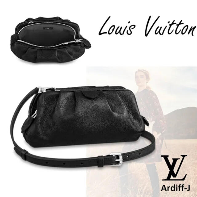 LOUIS VUITTON - Louis Vuitton ルイ・ヴィトン スカラ・ミニ MAHINA 黒