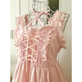 【受注生産】BABY, 舞踏会JSK ピンク×ミント　ジャンパースカート　ドレス