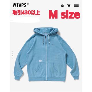 ダブルタップス(W)taps)のWTAPS 21SS FLAT HOODED BLUE Mサイズ(パーカー)