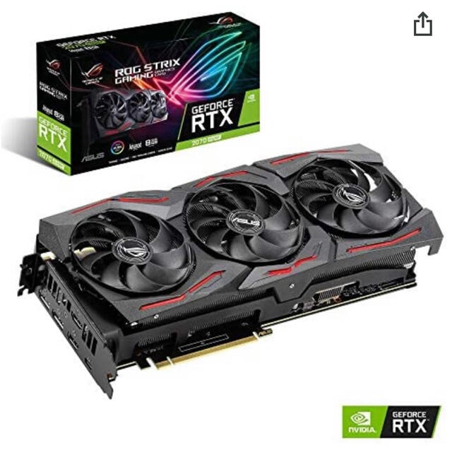 ASUS NVIDIA GEFORCE RTX 2070 SUPERPCパーツ