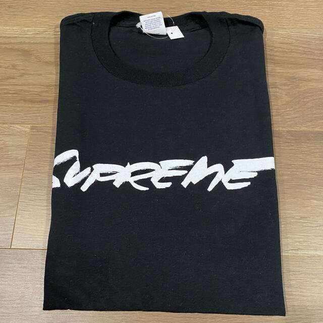 メンズ【S】Supreme futura logo tee black 新品未使用黒