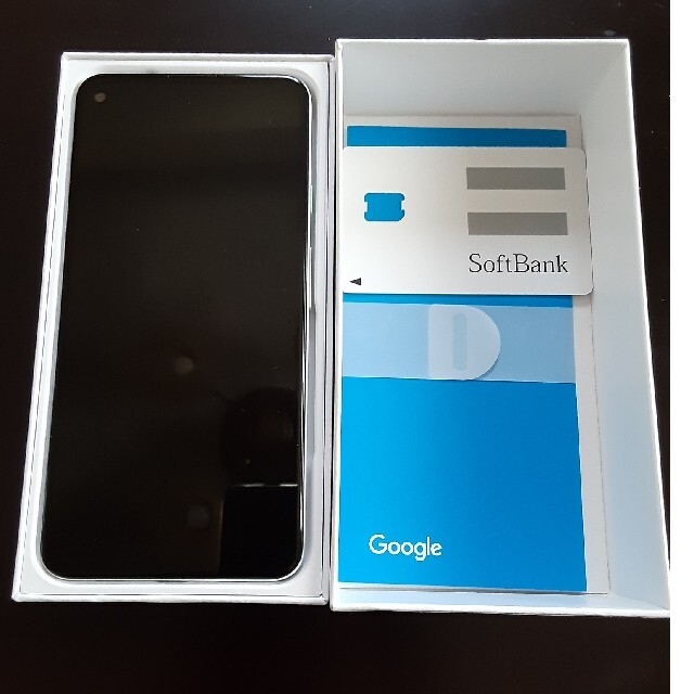 Google　Pixel 4a (5G)　 128GB　Clealy  WhitSoftBank付属品