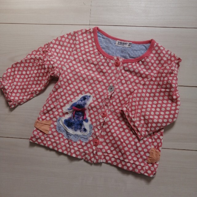 RAG MART(ラグマート)のRAG MART　コットンカーディガン キッズ/ベビー/マタニティのキッズ服女の子用(90cm~)(カーディガン)の商品写真