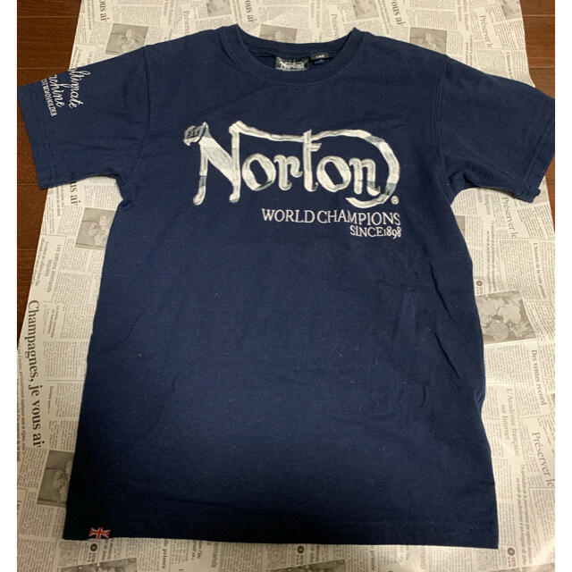 Norton(ノートン)のNorton Tシャツ　キッズ140 ダークネイビー キッズ/ベビー/マタニティのキッズ服男の子用(90cm~)(Tシャツ/カットソー)の商品写真