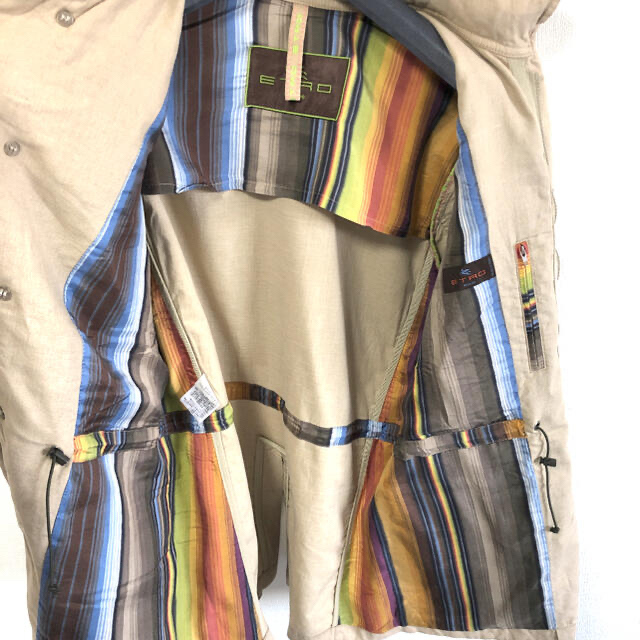 ETRO(エトロ)のETRO エトロ 麻コートフード付 メンズのジャケット/アウター(その他)の商品写真