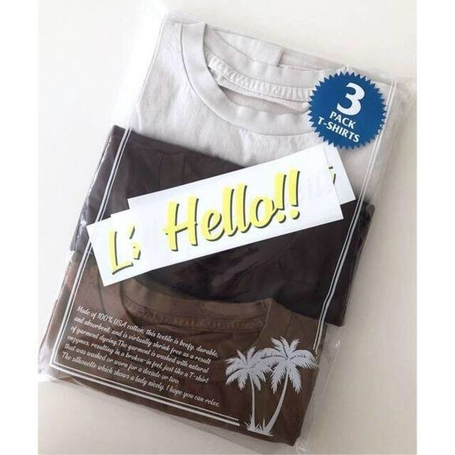 L'Appartement DEUXIEME CLASSE - アパルトモン購入 2019 3PACK Tシャツ バラ
