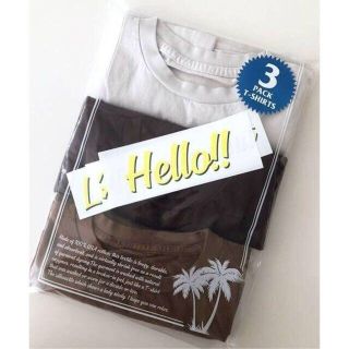 アパルトモン 3PACK T-SHIRTS Tシャツ シルバーC