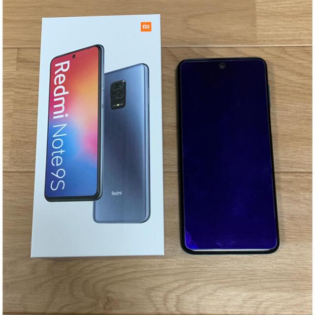 新品未使用Xiaomi Redmi Note 9S 64GB 4GB ブルースマートフォン/携帯電話