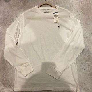 ポロラルフローレン(POLO RALPH LAUREN)の長袖　Ｔシャツ　白　ポロラルフローレン(Tシャツ/カットソー(七分/長袖))