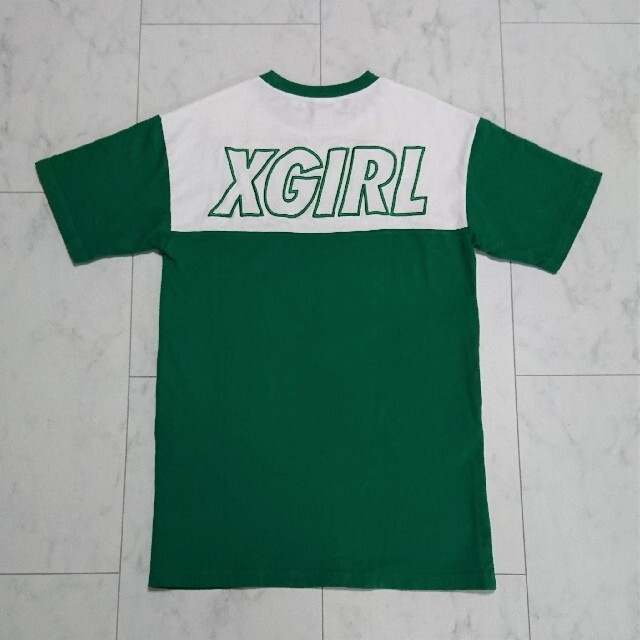 X-girl(エックスガール)の【美品】X-girl  エックスガール ワンピース 半袖 Tシャツ ロンT レディースのトップス(Tシャツ(半袖/袖なし))の商品写真